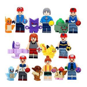 Pokemon Go- Minifigures Building Blocks Set 8